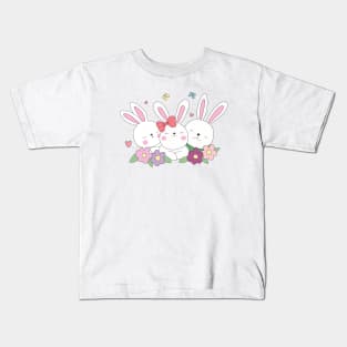 Easter Bunnies Kids T-Shirt